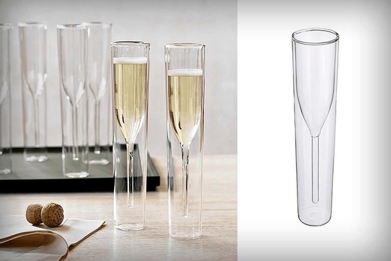 Afsnijden Brein Mark Luxe Champagneglazen | Dubbelwandige Glazen Voor Champagne