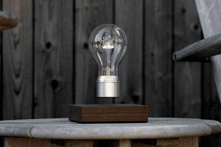 zwaartekracht meubilair Buitenboordmotor Magische Flyte Zwevende Lamp | 💡 Bekijk Nu. Spectaculair& Decoratief