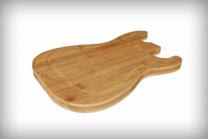 houten snijplank gitaar