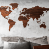 Wooden World Map