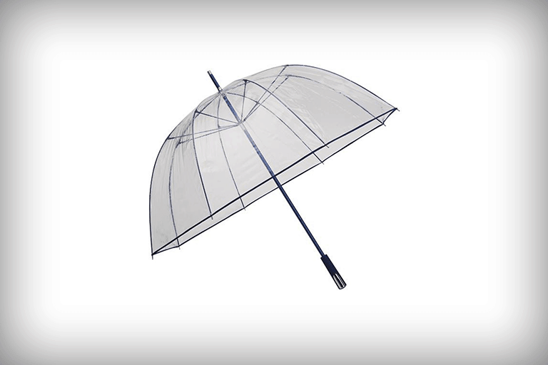 Spit Goedkeuring Christchurch Doorzichtige Paraplu | Transparant & Gemakkelijk In Verschillende Kleuren