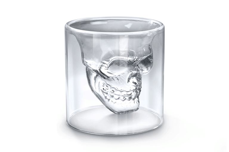 schedel shotglas