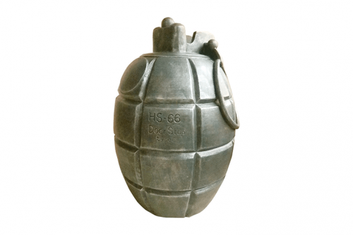 grenade doorstop