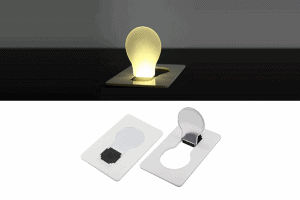 gloeilamp creditcard led lamp
