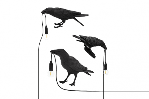 crow lamp