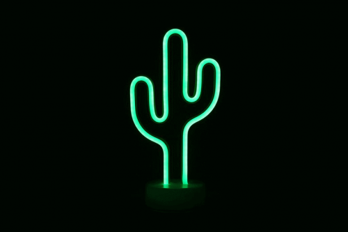 Cactus Neon Lamp
