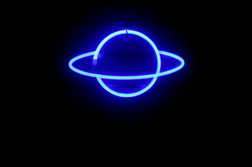 planet neon lamp
