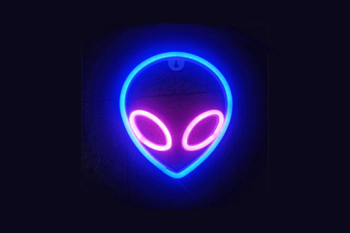 Alien Neon Lamp