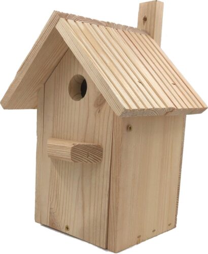 GARDEN SPIRIT Vogelhuisje 12 x 13 x 30 - Nestkast Naturel schilderen