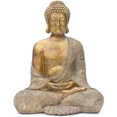 Boeddha beeld Japans Boeddhabeeld Brons kleur Boeddha 30cm hoog | GerichteKeuze