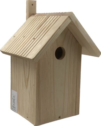 GARDEN SPIRIT Vogelhuisje 12 x 13 x 30 - Nestkast Naturel schilderen